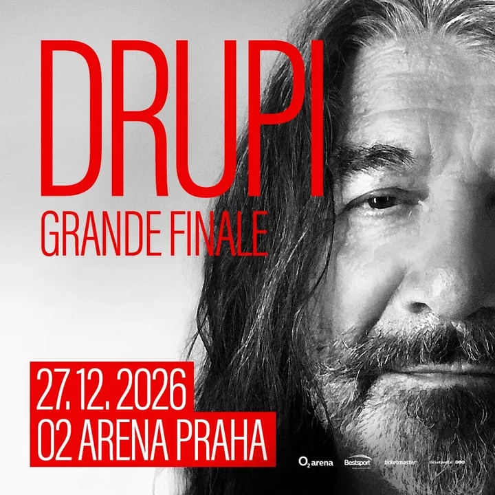 Plakát: DRUPI – Grande Finale, 27. 12. 2026, O2 arena Praha